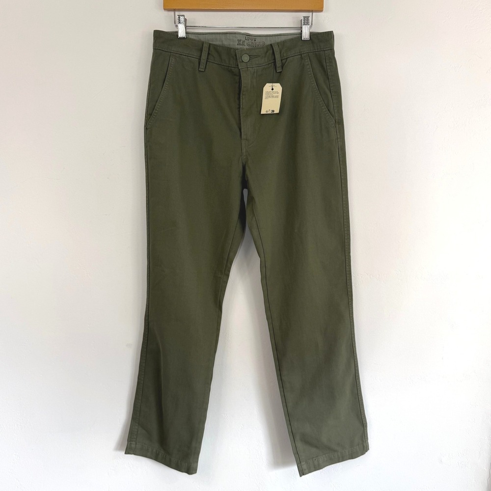NWT Levi's XX Chino Authentic Straight Pants Olive Big E Workwear Gorpcore 32x32